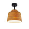 Soft Outdoor Semi Flush Mount  option Ochre