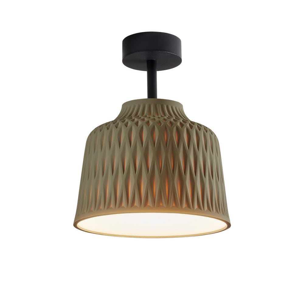 Soft Outdoor Semi Flush Mount