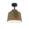 Soft Outdoor Semi Flush Mount  option Olive Grey
