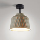 Soft Outdoor Semi Flush Mount