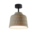 Soft Outdoor Semi Flush Mount