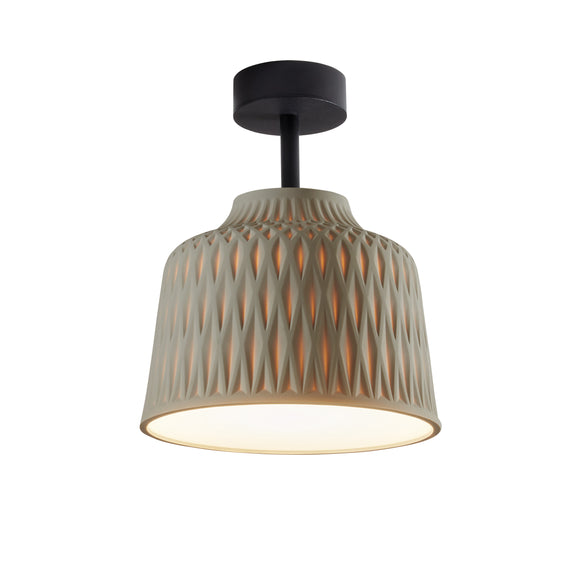 Soft Outdoor Semi Flush Mount