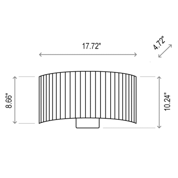 Wall Street Incandescent Wall Sconce