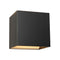 QB Wall Sconce  option Black Outer/White Inner