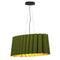 Renata Oval Pendant Light  option Green / Ash