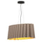 Renata Oval Pendant Light  option Grey Oak / Ash