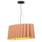 Renata Oval Pendant Light  option Rose / Ash