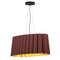 Renata Oval Pendant Light  option Violet / Ash