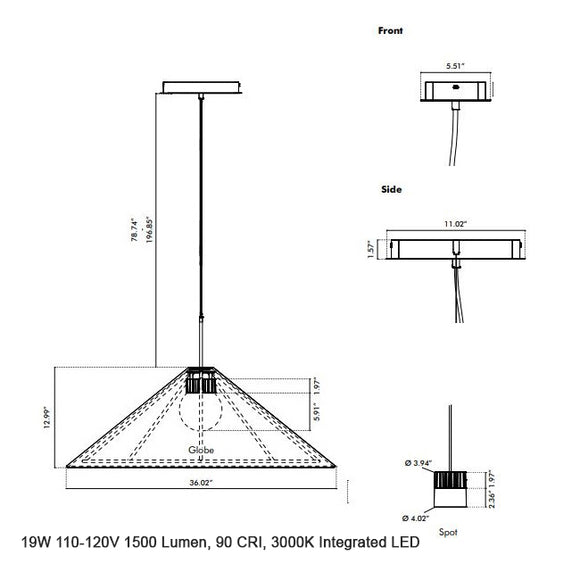BuzziCone Pendant Light