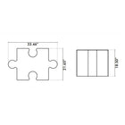 BuzziPuzzle Pouf