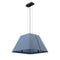 BuzziShade Square LED Globe Pendant Light  option Light Blue