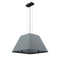 BuzziShade Square LED Globe Pendant Light  option Stone Grey