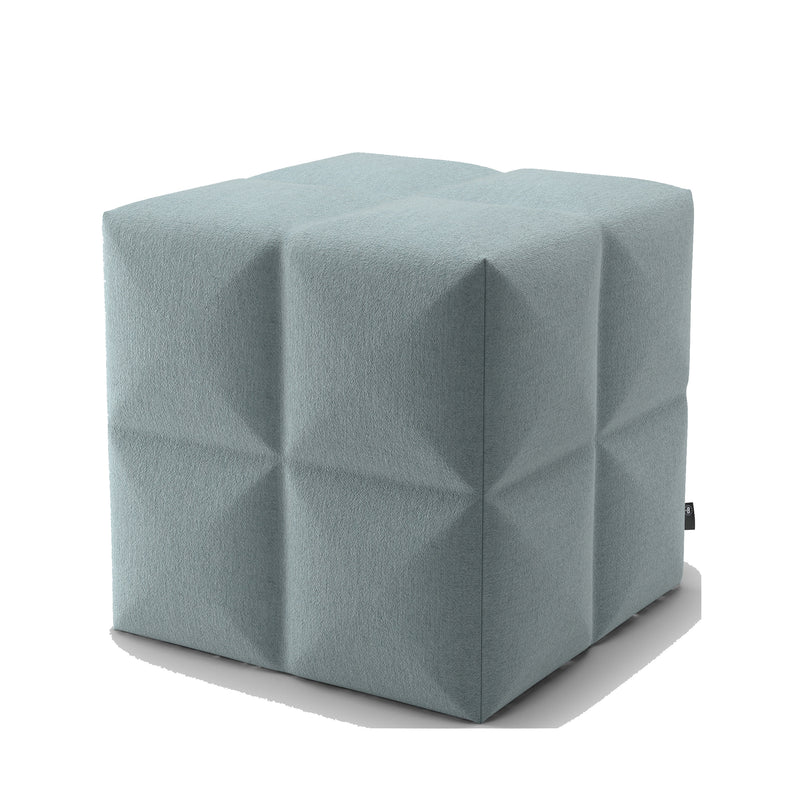 BUZZI SPACE スツール バジーキューブ フラット プフ オットマン BuzziCube, upholstered sound-absorbing pouf | BuzziSpace