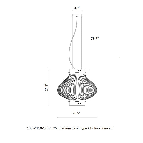 BuzziLight Mono Pendant Light