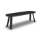 BuzziMilk Oval Side Table  option Black Stained Ash