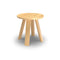 BuzziMilk Round Side Table  option Natural Ash
