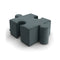 BuzziPuzzle Pouf  option Mid Grey 1001