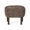Ingeborg Foot Stool  option Sheepskin Sahara
