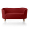 Mingle Sofa  option Raf Simons Vidar 3 582 / Natural Oak
