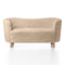 Mingle Sofa  option Sheepskin Honey / Natural Oak