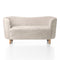 Mingle Sofa  option Sheepskin Moonlight / Natural Oak