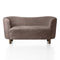 Mingle Sofa  option Sheepskin Sahara / Smoked Oak