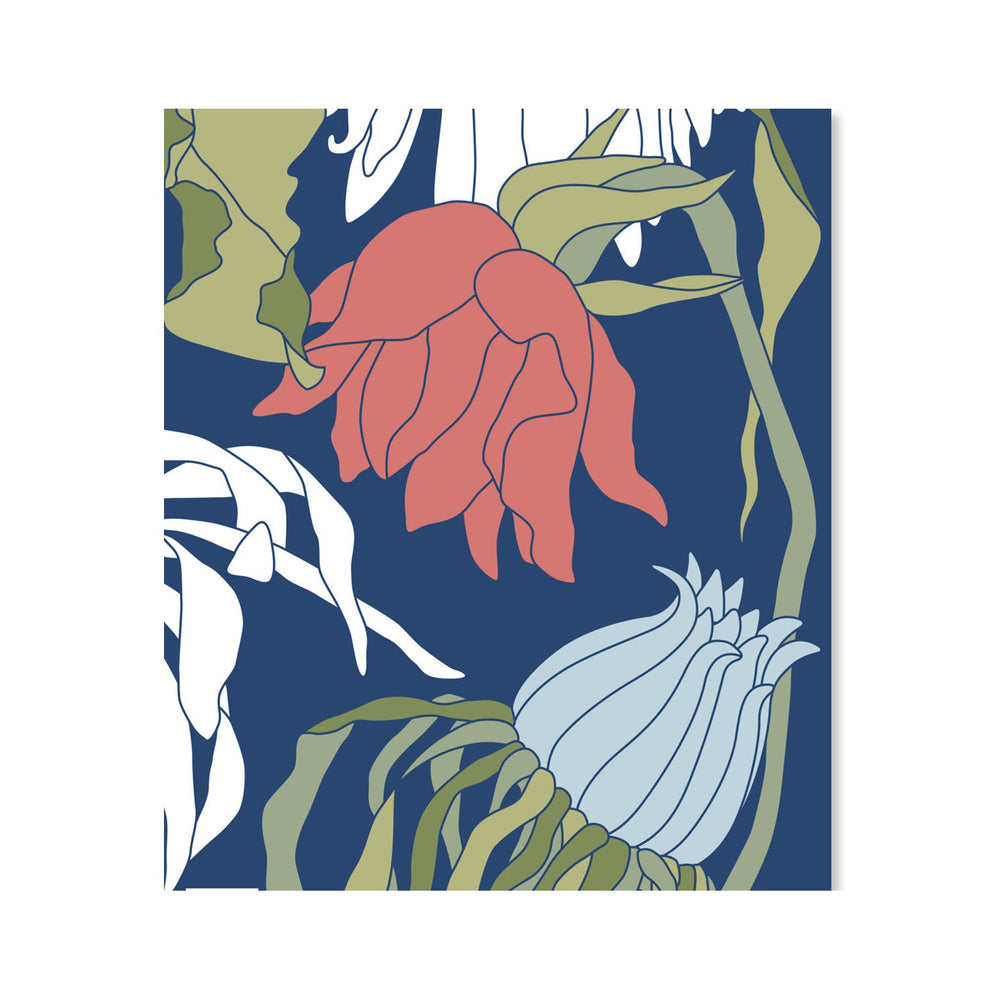 Archives Withered Flowers Wallpaper Sample Swatch