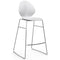 Basil Counter Stool  option P94 Matt Optic White Polypropylene-Polyethylene