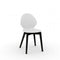 Basil W Chair  option P94 Matt Optic White Polypropylene/Polyethylene