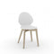 Basil W Chair  option P02 Bleached Beechwood