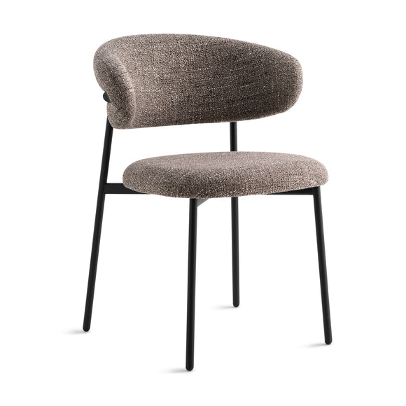 Oleandro Padded Chair with Metal Base