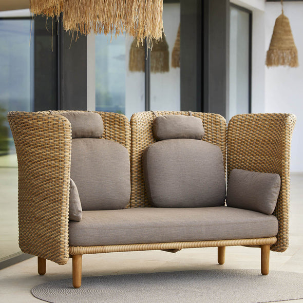 Arch High Back Outdoor 2-Seater Sofa