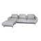 Aura 3-Seater Sofa & Chaise Lounge  option Light Grey Cane-line Essence