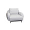 Aura Lounge Chair with Low Armrest  option Light Grey Cane-line Ambience