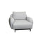 Aura Lounge Chair with Low Armrest  option Light Grey Cane-line Essence