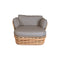 Basket Outdoor Lounge Chair  option Natural Cane-Line Weave