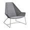 Breeze Outdoor High back Chair  option Light Grey Cane-Line Weave