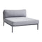 Conic Outdoor Daybed Module  option Light Grey Cane-Line Airtouch
