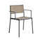 Less Outdoor Stackable Armchair  option Light Natural French Weave