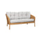 Ocean 2-Seater Outdoor Sofa  option Sofa with Light Brown Cane-Line Wove Cushion