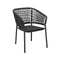 Ocean Outdoor Dining Chair  option Dark Grey Cane-Line Soft Rope