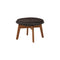 Peacock Outdoor Footstool/Side Table  option Dark Grey Cane-Line Focus