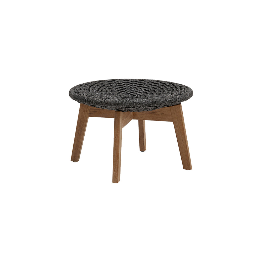 Peacock Outdoor Footstool/Side Table