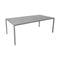 Pure Outdoor Dining Table  option Light Grey Aluminum