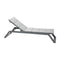 Siesta Outdoor Sunbed  option Sunbed with Light Grey Cane-Line Virtue Cushion