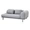 Space Outdoor 2-Seater Sofa  option Light Grey Aluminum
