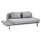 Space Outdoor 2-Seater Sofa with Side Table  option Fossil Grey Ceramics