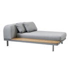 Space Outdoor Chaise Sofa with Side Table