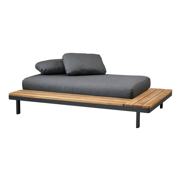 Space Outdoor Chaise Sofa with Side Table