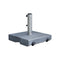 Sunshade Outdoor Parasol with Tilt System  option Parasol Base With Wheels